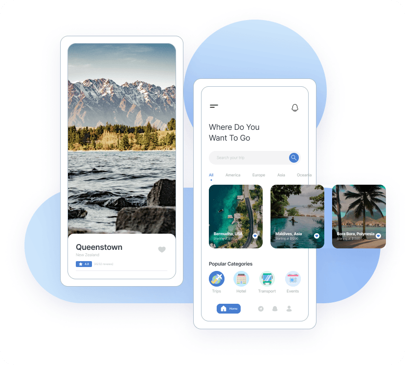 Travel ui\ux design