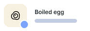 Boiled egg icon