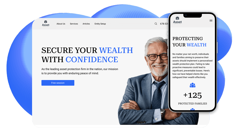asset protection website design
