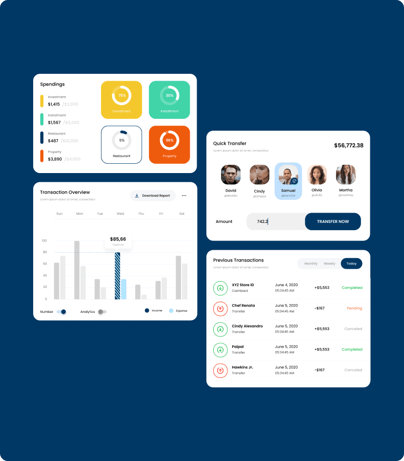 Insight transaction insights feature