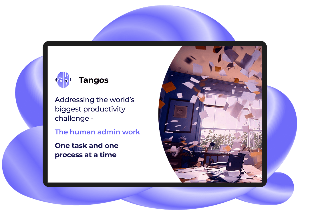 Tangos pitch deck design