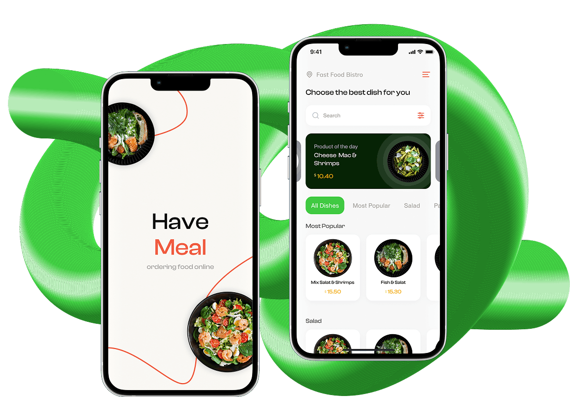 Food ordering mobile app design