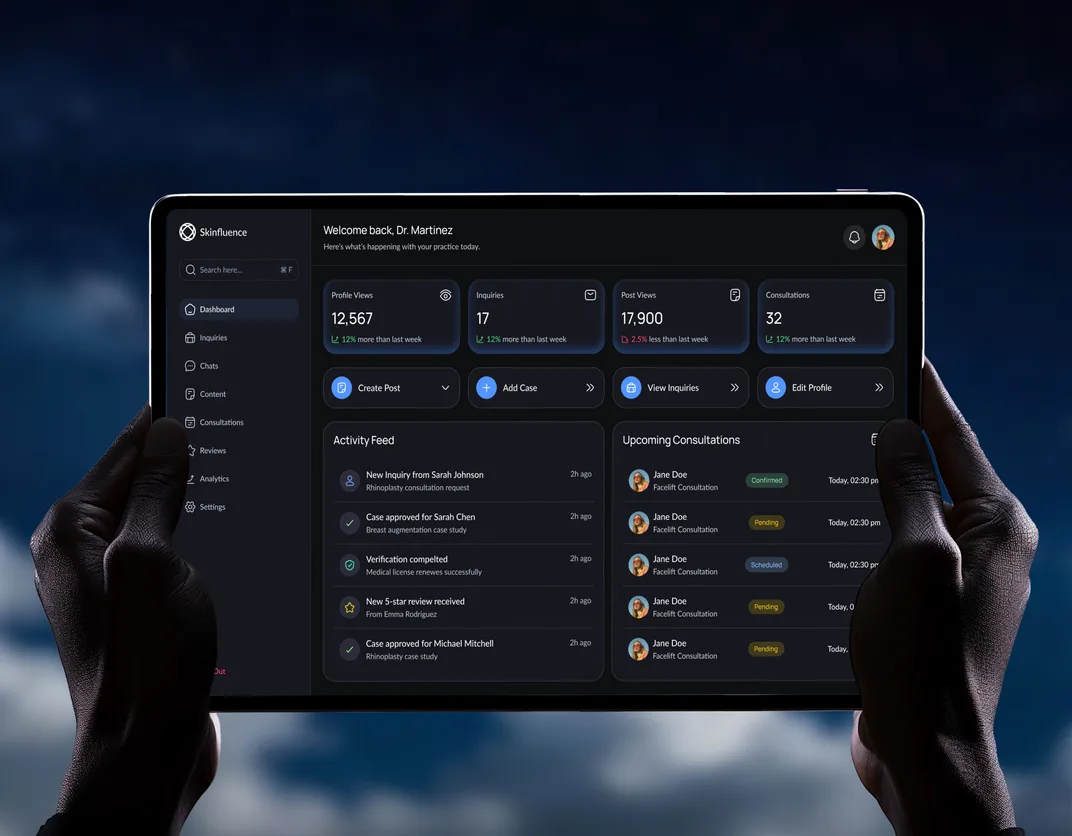 Aestetic medicine platform