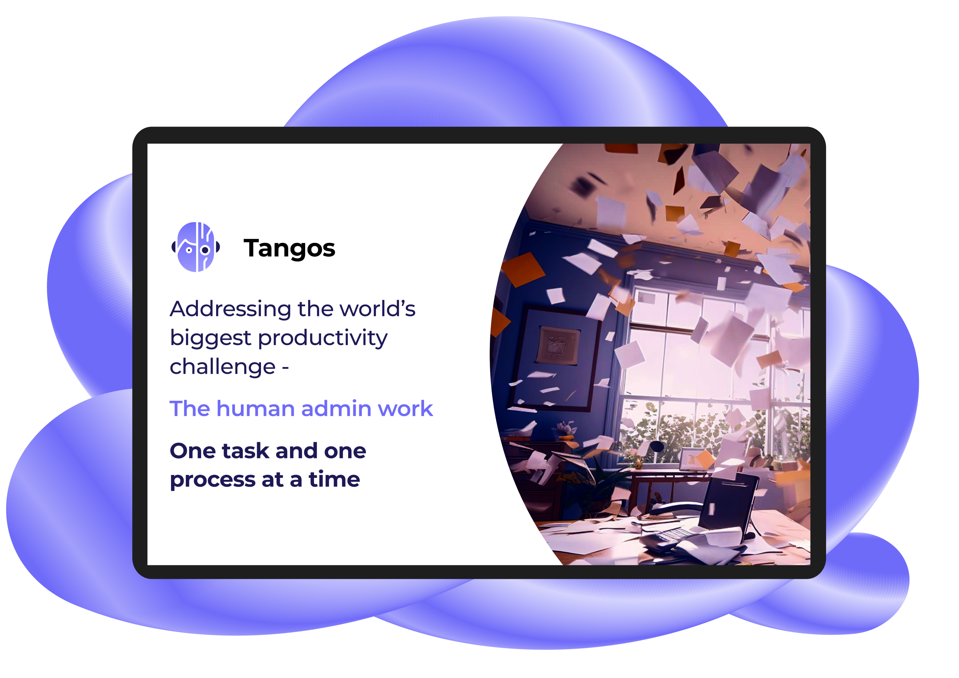 Tangos pitch deck design