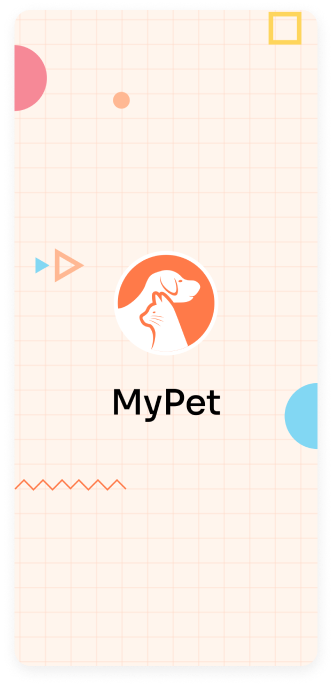  UI design of the main screen of the MyPet app 