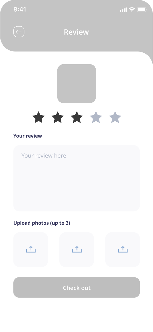 E-booking app review section 