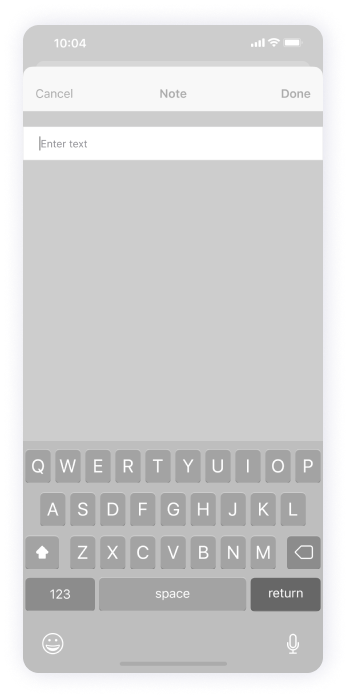  Wireframe of Splash app's messages screen