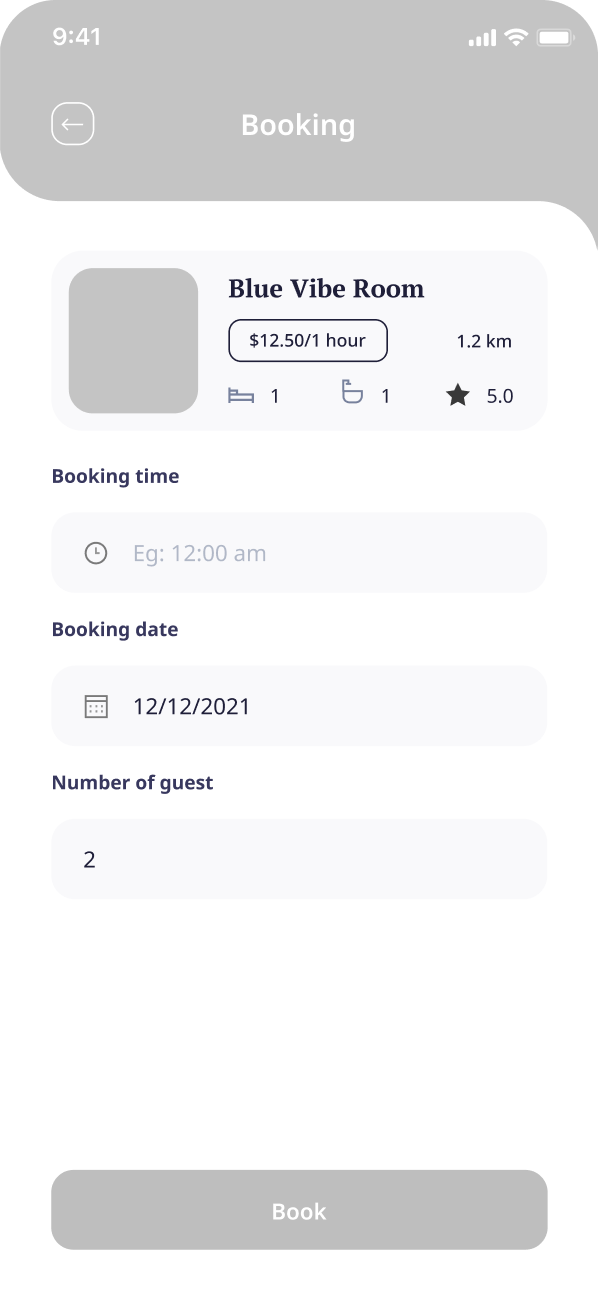  E-booking app booking process 