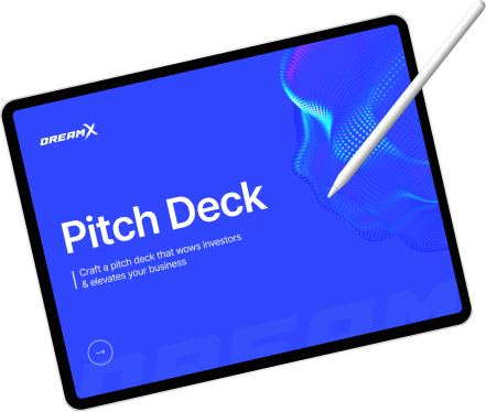 Pitch deck design services by DreamX